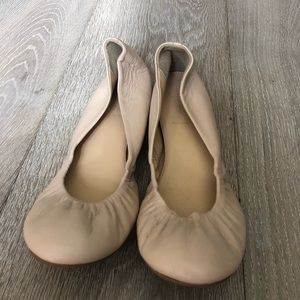 J.Crew Tan/Cream Flats
